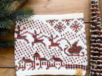 Silent Night Cowl Knit Pattern