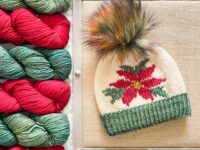 Christmas Flower Beanie Pattern