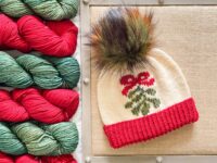 Kiss Me Under The Mistletoe Beanie Pattern