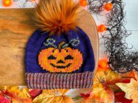 Jack-O-Lantern Beanie Pattern