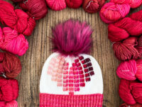Square Heart Beanie Pattern